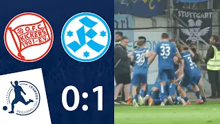 RLSW-Auftakt: Dicklhuber schießt die Stuttgarter Kickers zum Last-Minute-Sieg gegen den OFC!