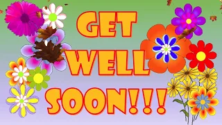 Get Well Soon Greetings E-card - Flowers from the heart - for your Family, friends,Co-workers 2020