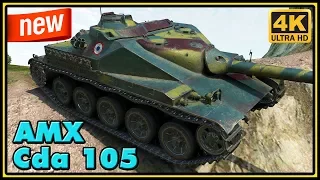 AMX Canon d'assaut de 105 - New French Premium TD - 3 Kills - 4K Damage - World of Tanks Gameplay