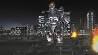 GODZILLA PS4 Super Mechagodzilla Defend Hard Walkthrough