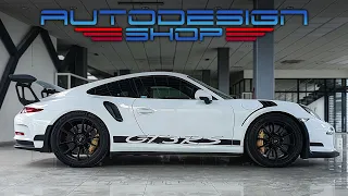 HOW TO INSTALL Porsche GT3 RS Racing Stripes | Autodesign.shop