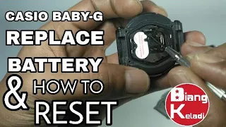 Casio BabyG  Battery Replacing / Replace Battery Babyg