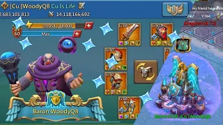 WOODYQ8 BECOMES A BARON! - BATTLE FOR BLADE! - MAXED ASTRALITE T5 RALLIES - Lords Mobile