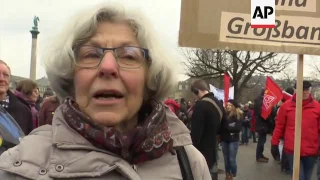 German protest against racism, attacks on refugees