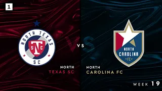 North Texas SC vs. North Carolina FC: August 14, 2021