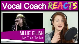 Vocal Coach Reacts to Billie Eilish - No Time To Die (Live From The BRIT Awards, London)