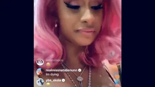 CARDI B TALKING ABOUT GIVING OFFSET HEAD AND HER ALMOST DROWNING!! On instagram live!!