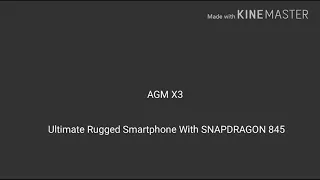 AGM X3 crazy smartphone