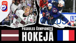 LATVIJA VS FRANCIJA | 2024. GADA PASAULES HOKEJA ČEMPIONĀTA 2. SPĒLE