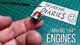 STYRENE DIARIES : How to make 1:64th scale engines for Hot Wheels, Matchbox, Corgi