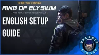 Ring of Elysium - English Language Setup Guide