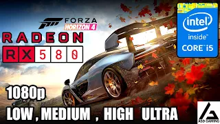 AMD RX580 4GB | i5 4690 | Forza Horizon 4 - 1080p / Low, Medium, High & Ultra