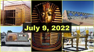 The Grand Egyptian Museum receives the first and largest cabin of King Tutankhamun