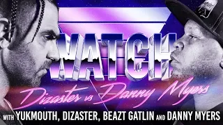 WATCH: DIZASTER vs DANNY MYERS with YUKMOUTH, DIZASTER, DANNY MYERS, and BEAZT GATLIN