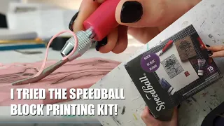 Testing the Speedball Block Printing Kit - First Reactions and Project