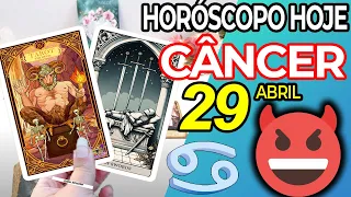 SEM PIADA! 🤡 O QUE DIABOS ESTÁ ACONTECENDO?👺 Câncer ♋ 29 abril 2024 Horoscopo do dia de hoje ♋ Tarot