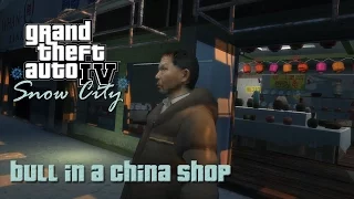 GTA IV Snow City Mission #8 - Bull in a China Shop