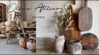 Olive Ateliers DUPES - bread boards, paper-mâché, vases... oh my!