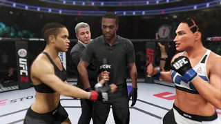Amanda Nunes vs. Lisa Ann - EA Sports UFC 2 - Epic Girl Fights 💛