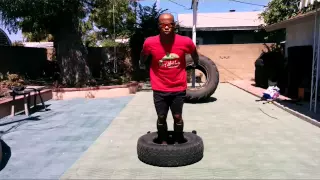 Tire Workout for Legs