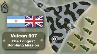 Vulcan 607 - Operation Black Buck. The Falklands War | Animated War Stories