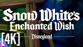 Snow White's Enchanted Wish - New Ride At Disneyland 2021 - LOW LIGHT [4K]