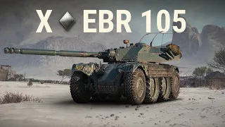 EBR 105 - за 4 минуты 10800 суммарного урона в wot