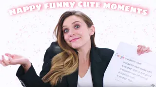 Elizabeth Olsen - happy funny cute moments