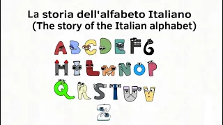 My real Italian alphabet lore set #Italian