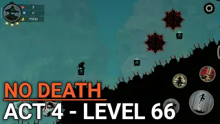 Ninja arashi 2 | Act 4 | Level 66 |⭐⭐⭐| No Death Gameplay