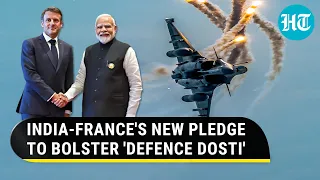 Modi, Macron Take New Defence Vow; Chalk Out Plan While Walking Hand-In-Hand | Watch