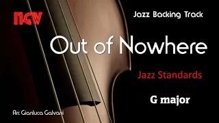 New Jazz Backing Track OUT OF NOWHERE G Band Live Play Along Jazzing Mp3 Sax trumpet guitar flute