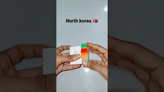 Rubiks cube on North korea national anthem #shorts #trending #trend #northkorea nort#bts