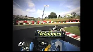 Kimi Raikkonen last lap overtake on Giancarlo Fisichella | 2005 Japanese GP