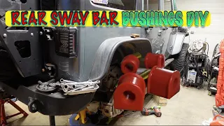 Jeep JKU Rear Sway bar Bushing DIY