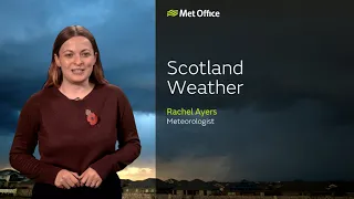29/10/23 – Rain clearing giving clear skies – Scotland  Weather Forecast UK – Met Office Weather