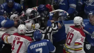 KHL Fight: DeFazio VS Likhotnikov