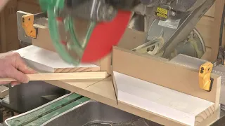 How to Cut Extreme Angles with a Miter Saw