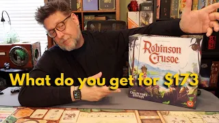 Robinson Crusoe Colectors Edition Unboxing with Mat!