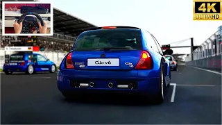 This Renault Clio V6 Is So Fun To Drive! ❯ Gran Turismo 7 [Logitech G29] POV