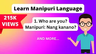 Episode #1|| Learn Manipuri Language