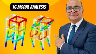 16 Modal Analysis of a Three story Building | Structural Dynamics – ABAQUS Tutorial