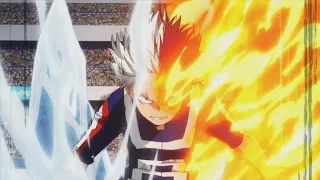 Midoriya vs Todoroki Amv [Time Of Dying - Three Days Grace]