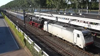 STOOMFLUIT | NIAG 186 142 met SSN 01 1075 en rijtuigen in Maarssen! - 13 augustus 2022