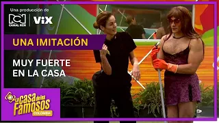 Imitación de Culotauro y Nataly Umaña sobre los amoríos de La casa de los famosos