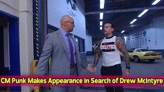 CM Punk Makes Surprise Appearance in Search of Drew McIntyre on WWE Raw