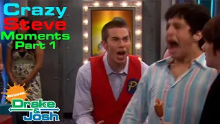 Drake & Josh Crazy Steve moments - Part 1