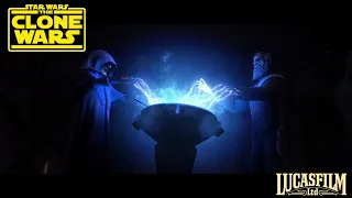 Star Wars The Clone Wars: Darth Sidious & Count Dooku Talking about Yoda