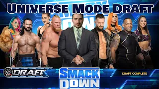 WWE 2k23 How to Draft Universe Mode