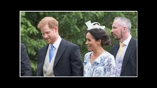 Meghan Markle Gracefully Holds on to Prince Harry as She Nearly Falls at Princess Diana's Niece's...